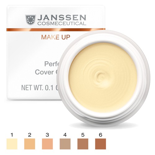 JANSSEN kamufláž 84001  Perfect cover cream 5ml - bílý